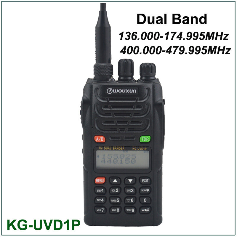 Wouxun-KG-UVD1P VHF/UHF, banda Dual, 136.000-174.995MHz y 400.000-479.995MHz, transmisor FM Original, nuevo