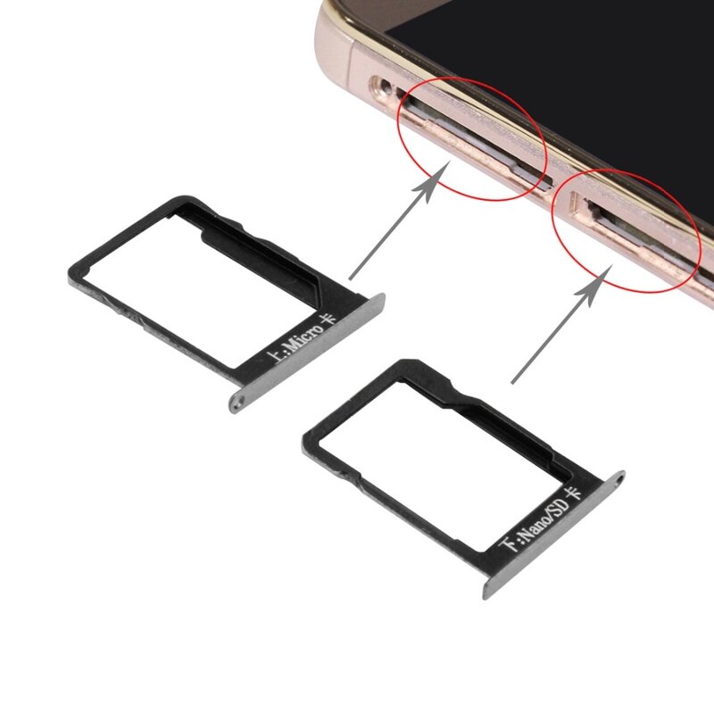 IPartsBuy cho Huawei Mate 7 SIM Card Tray và Micro SD Card Tray
