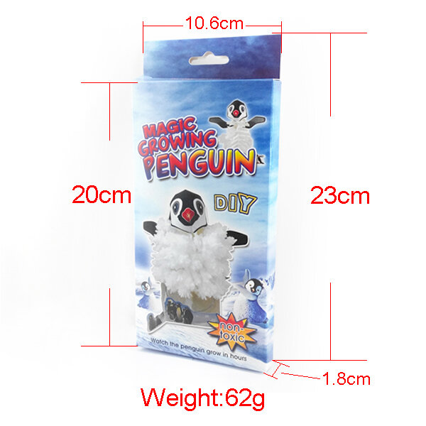 2020 160mm H Visual DIY White Magically Growing Paper Penguin Trees Magic Grow Tree Japanese Science Kids Christmas Toys Novelty