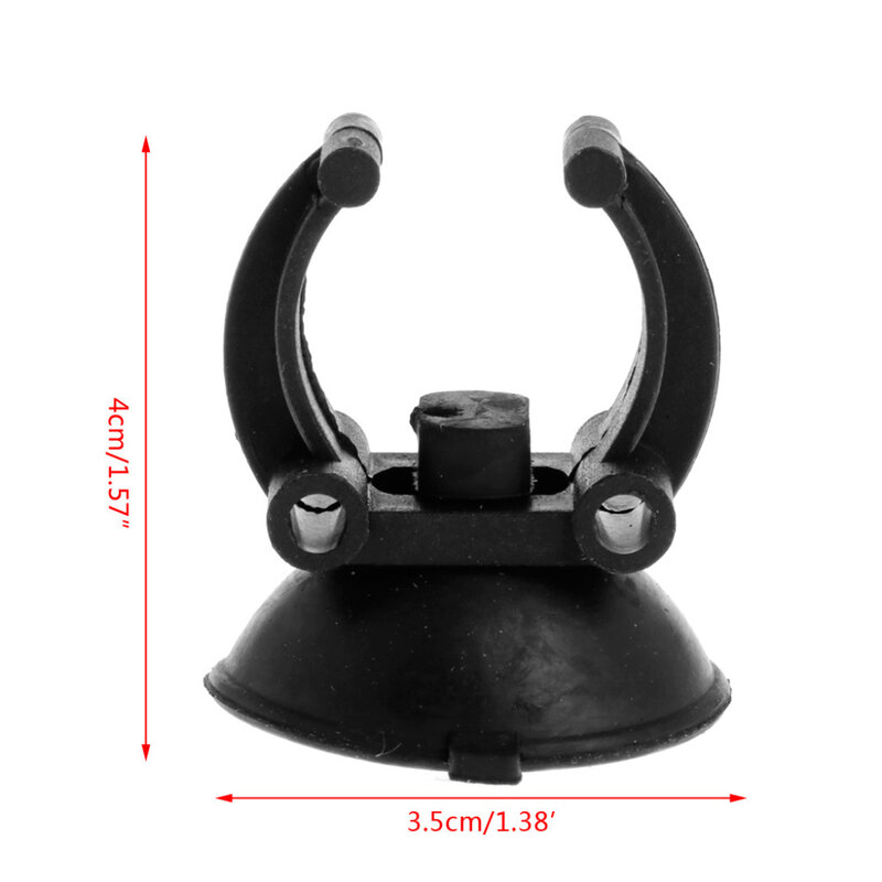 10 pz diametro nero della Clip 30mm della tazza aspirazione per Dropship della barra N01 della pioggia della conduttura del radiatore acquario