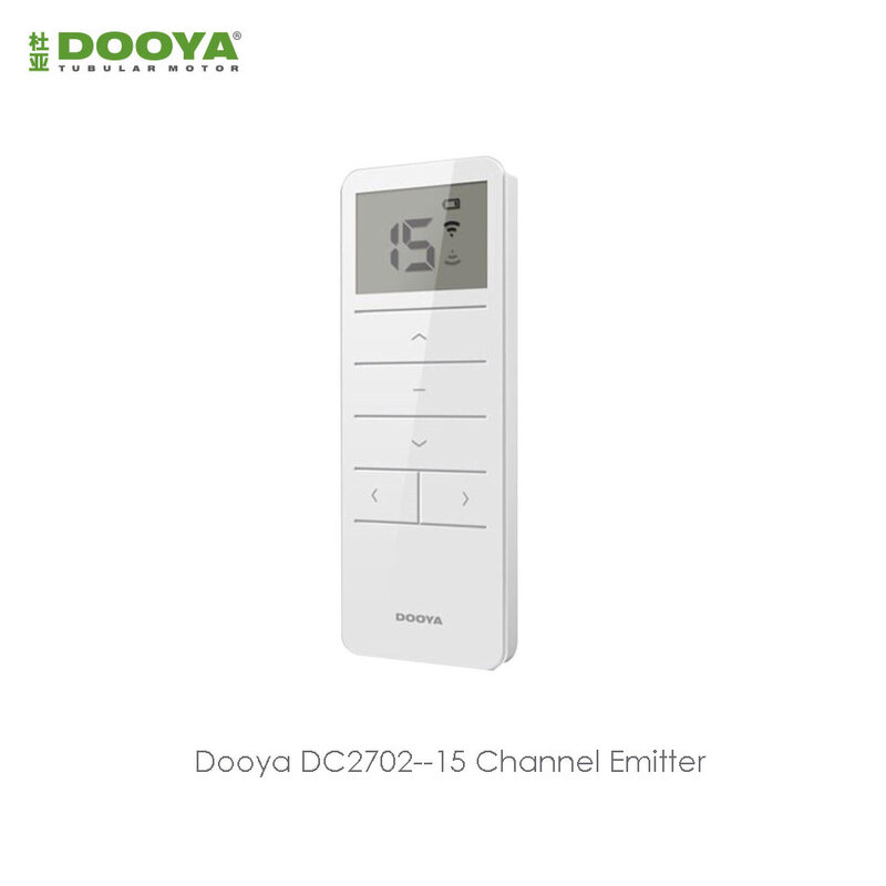 Dooya-Télécommande sans fil pour tous les moteurs Dooya RF433, 15 canaux, commande murale traversant, DC2702