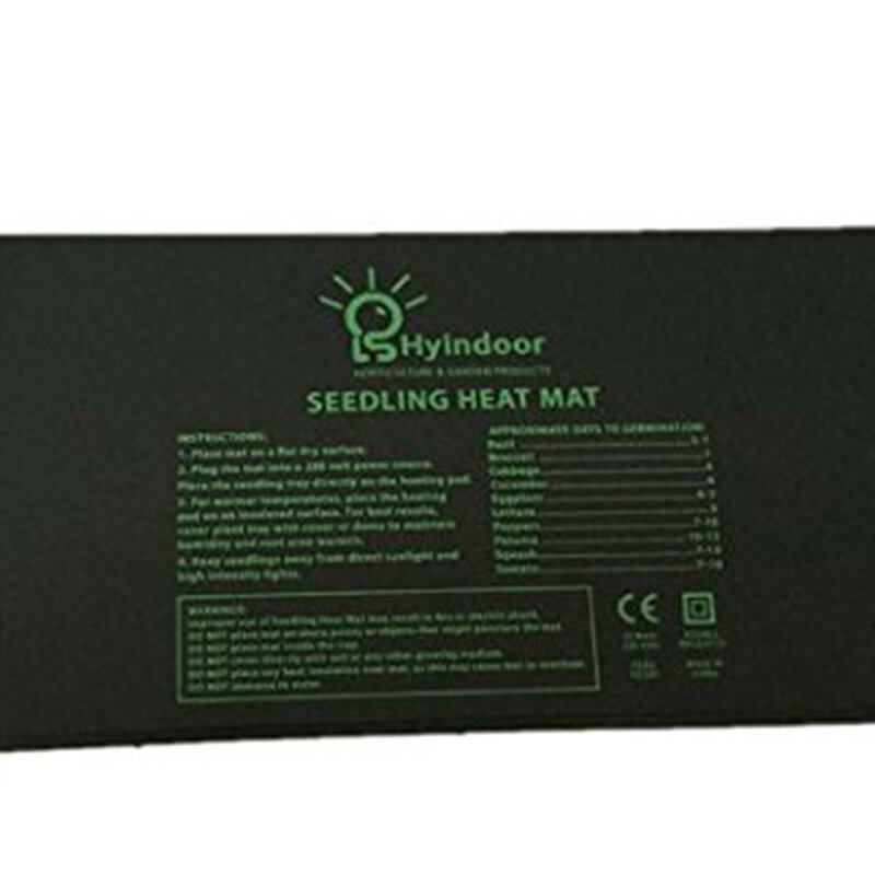 10"x20.75"  527x254mm Seedling Heat Mat for cloning propagation starting