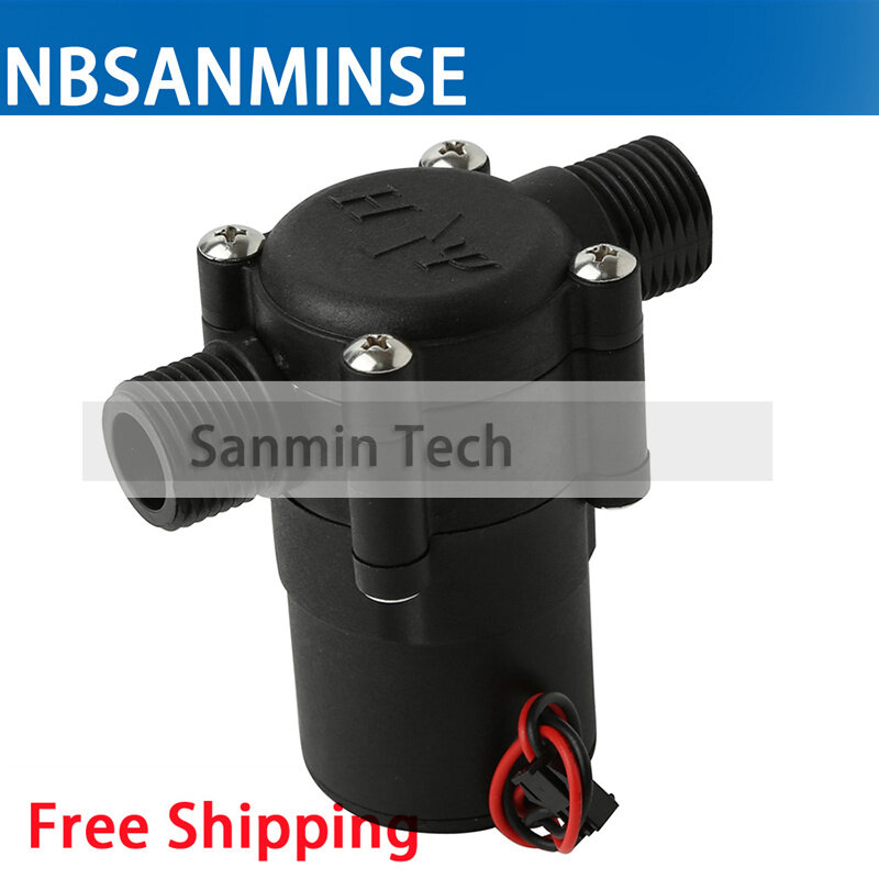 NBSANMINSE SMY-3680 przepływu wody generator 3.6 V 600MA G1/2 Cal używane dla ogrzewania zapalnik impulsów zasilania