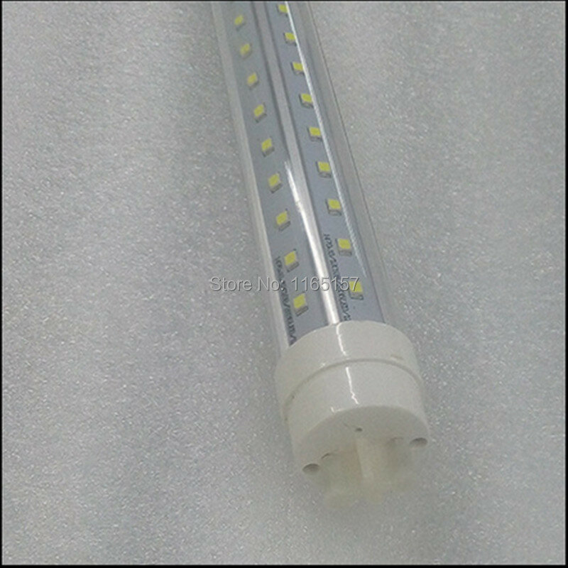 Toika  100pcs 60W 1500MM 5ft T8 V shaped LED Tube  High brightness SMD2835 288led/PC AC85-265V 270 degree