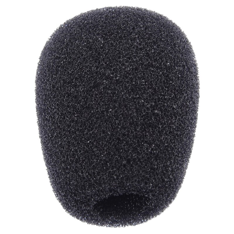 Mini capa de microfone de espuma, capa de substituição para microfone, para-brisa, proteção contra vento de espuma, com 10 peças