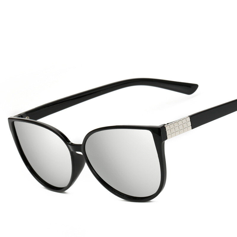 WANMEI. DS marka projekt kobiety Cat eye UV okulary przeciwsłoneczne kobiece okulary w stylu Retro odcienie okulary óculos Feminino