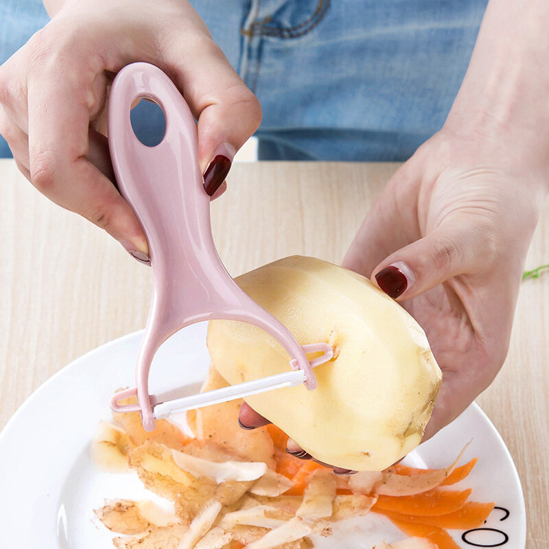 Novo Xiaomi KitchenTool Mijia Magia Descascador Multifuncional Descascador de Legumes com Não-Slip Alças Peeler Para Frutas Descascadores de Batata