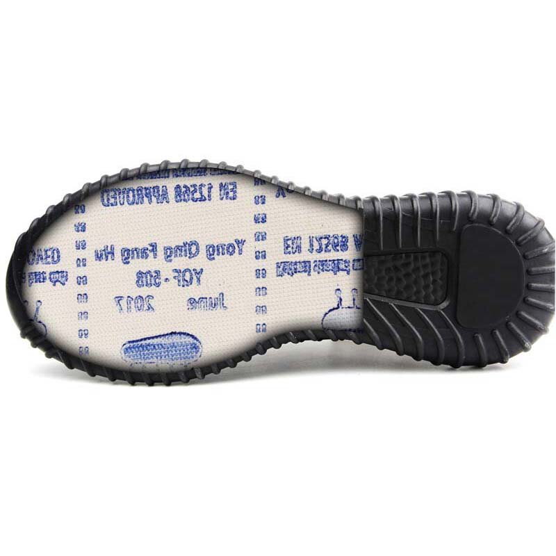 Nueva exposición zapatos de seguridad transpirables de verano ligero para hombre sandalias de trabajo de perforación antigolpes de malla única 35- 46