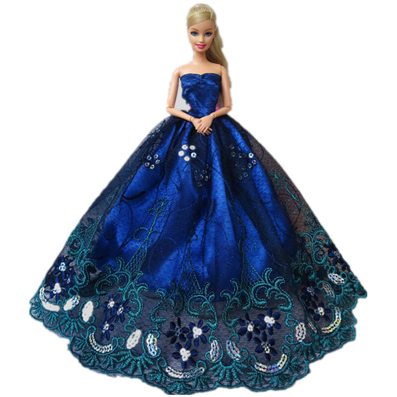 Casing Asli untuk Pakaian Boneka Barbie Gaun Aksesori Pakaian Fashion Asli Baru Gaun Pernikahan Impian Gaun Putri