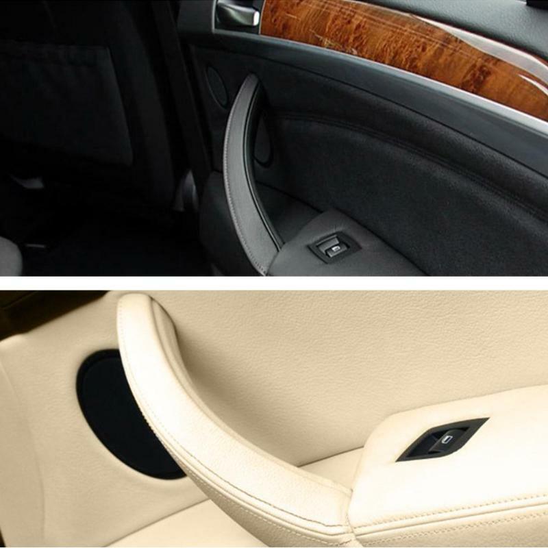 Manija de Panel de puerta Interior derecha e izquierda para coche BMW, cubierta embellecedora, accesorios de Interior para BMW E70, X5, E71, E72, X6, SAV, nuevo estilo