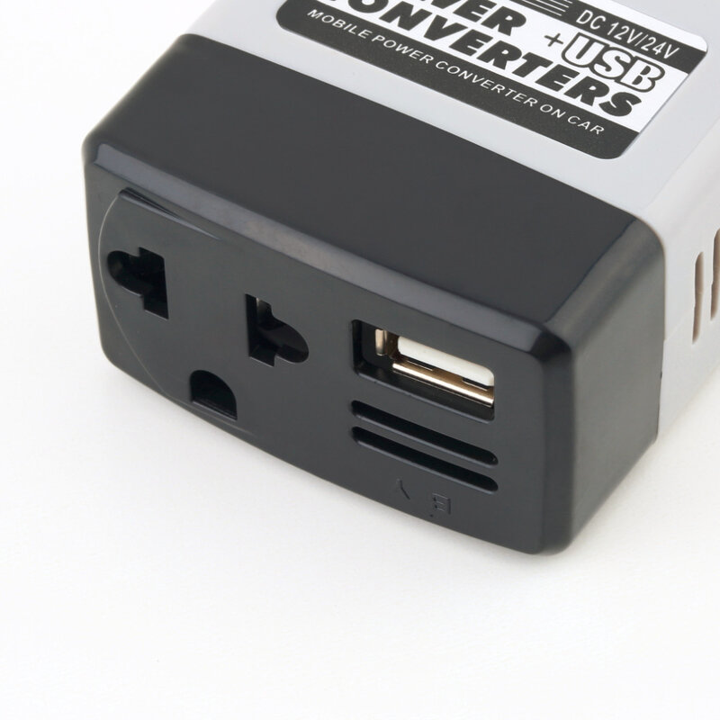 1 pz DC 12V a AC 220V Auto Car Power Converter caricatore adattatore Inverter con carica USB