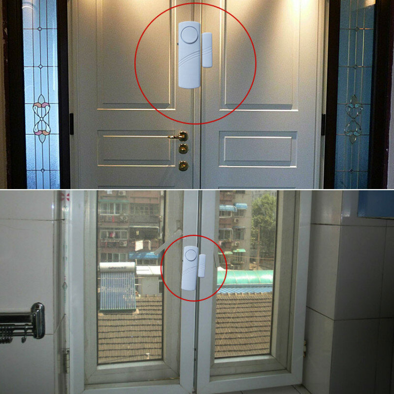 Novo sistema de alarme residencial sem fio para porta e janela, dispositivo de segurança contra roubo