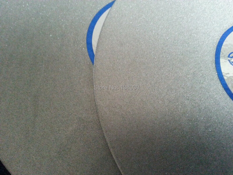 Discos de linhas de polimento planas de diamante 6 polegadas para lapidário, ferramentas de polimento e lixa #320