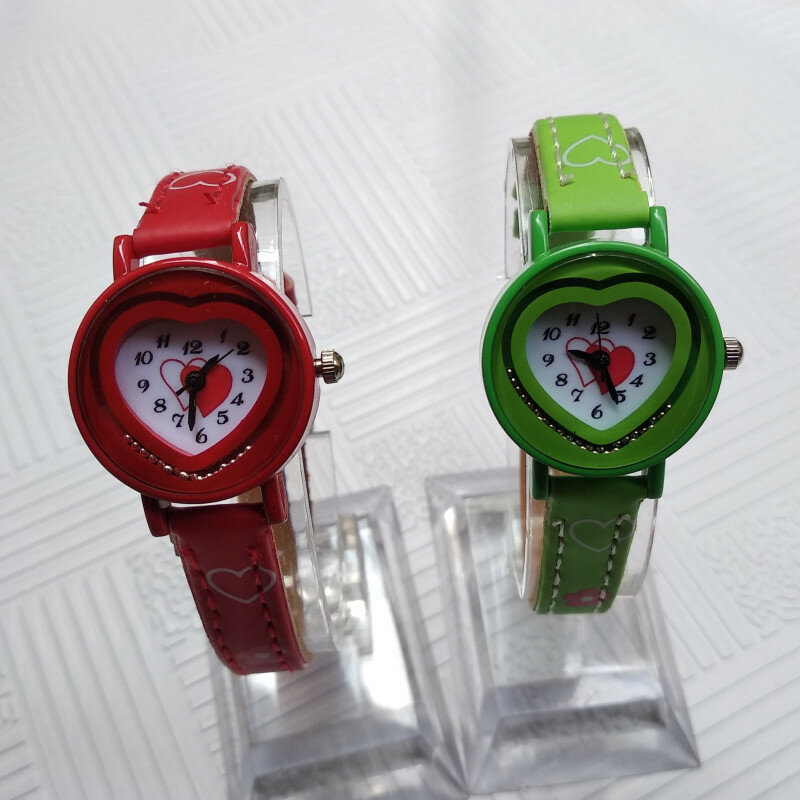 2019 Laatste Afspraak Kinderen Horloges Mode Liefde Hart Vrouwen Horloge Voor Meisjes Kids Armband Klok Jurk Kind Horloge