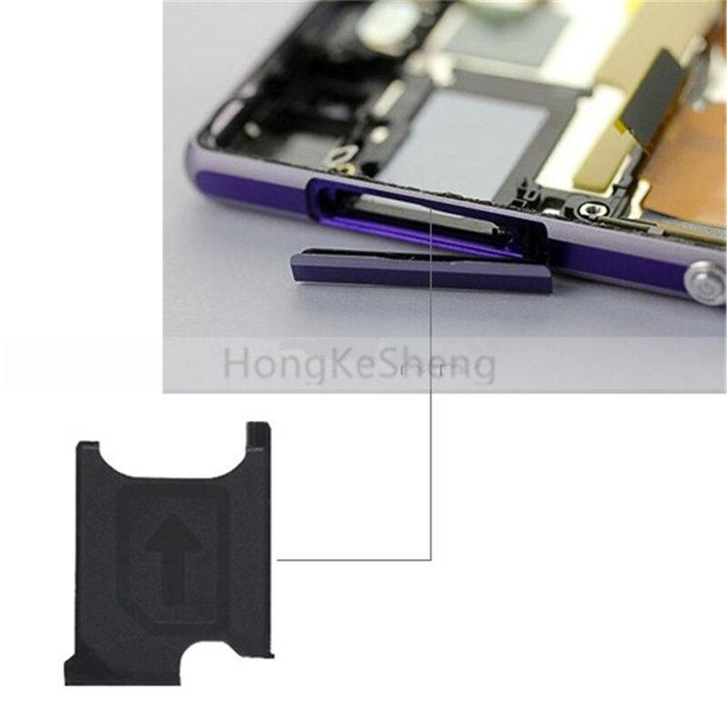 OEM SIM Card Holder Tray Penggantian untuk Sony Xperia Z1 z2 Z1 L39H C6902/3 SOL23 L39T L39U C6916
