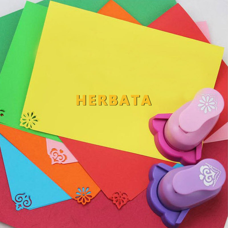 Herbata10デザインリーフコーナーパンチdiyクラフトパンチホールパンチャースクラップブックペーパーカッターホールパンチコータドールペーパースクラップブッキング