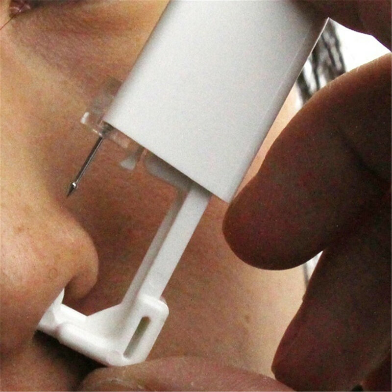 Descartável esterilizado nariz Piercing Tool, aço cirúrgico, unidade de arma, Studs, perfuração corporal, jóias, 20g, 316L, 1Pc