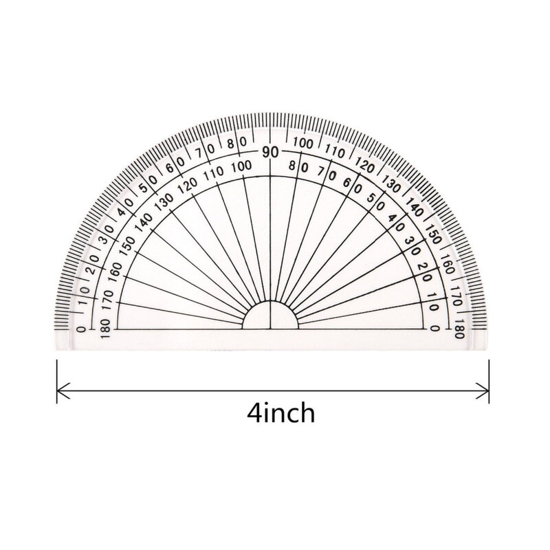 Student Drawing Compass Math Geometry Tools Protractor Angle Measurement (1 Compass +2 Protractor)