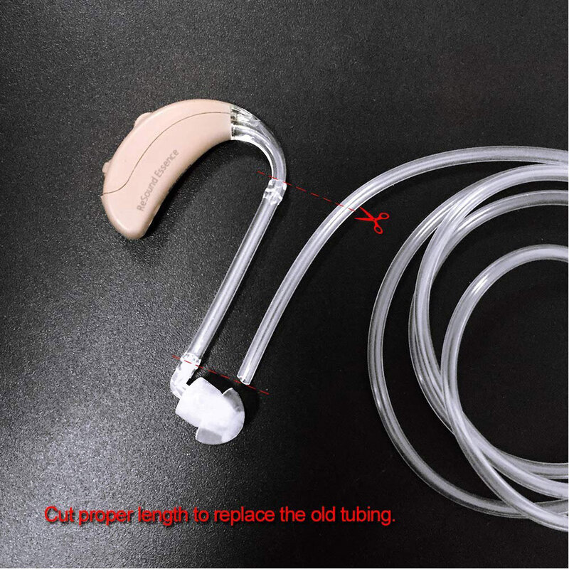 Soundlink-tubo de PVC para IEMs BTE Hearing Aid, monitores intra-auriculares, 100cm, DIY