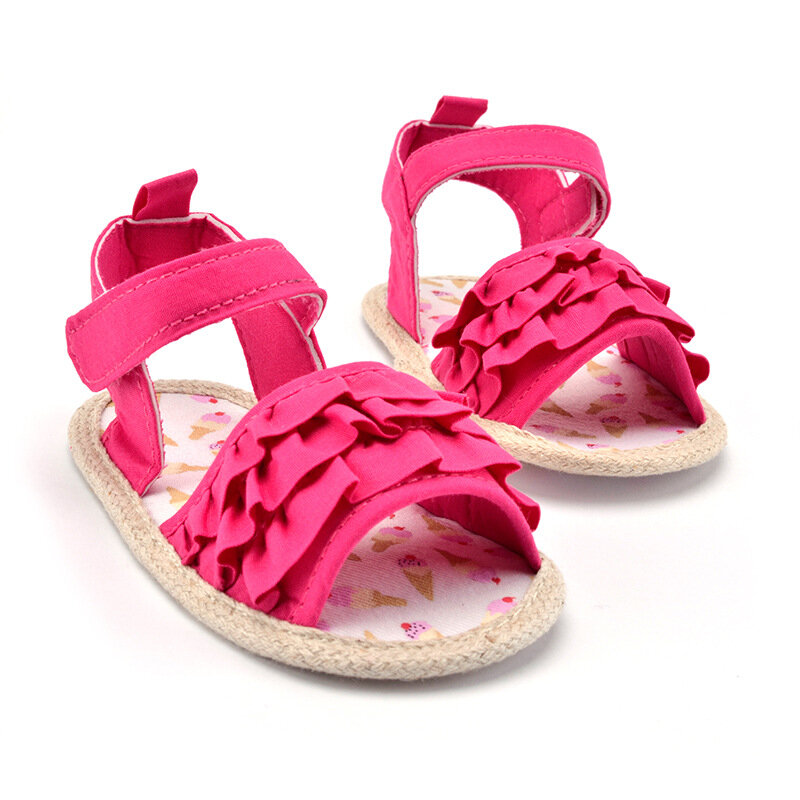 Zapatos de piel sintética para bebé, calzado de Interior para niños pequeños, estilo veraniego