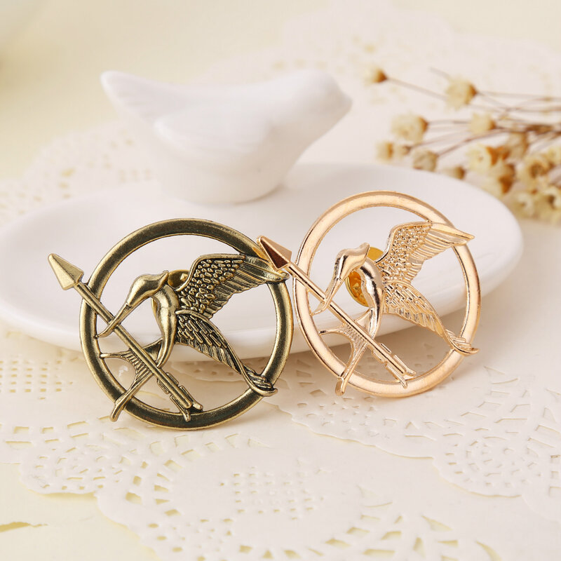 مجوهرات عصرية مواكبة للموضة ، دبابيس للطيور كلاسيكية شهيرة لعام 2019 لألعاب الجوع