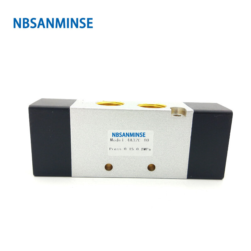 NBSANMINSE – Valve de contrôle pneumatique Type AIRTAC, 4A310 4A320 4A330 G1/4 3/8, deux positions, cinq voies, trois positions, cinq voies