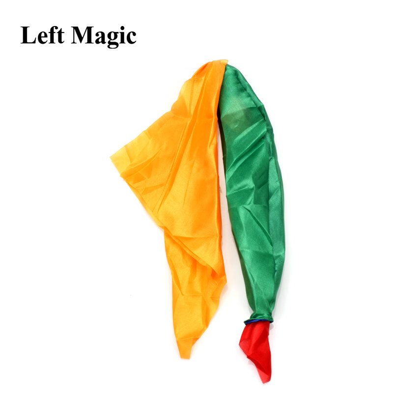 Шелковый шарф, меняющий цвет, волшебный шарф, меняющий цвет, шелковый шарф для магического трика, волшебная шутка, реквизит, инструменты 22 см * 22 см, E3117
