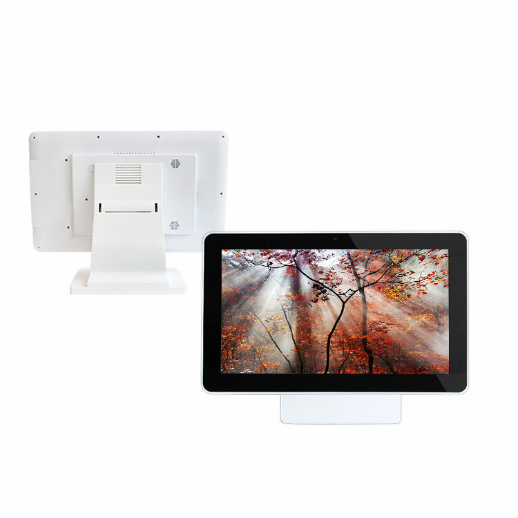 Customized 10.1 inch wall mounted capacitive touch screen 2 lan 3855U/I3/I5/I7 all in one computer