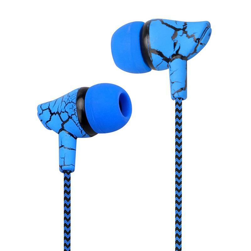 BEESCLOVER słuchawki słuchawki przewodowe Super Bass 3.5mm Crack słuchawki wkładka douszna z mikrofonem słuchawkę bez użycia rąk do Samsung r25