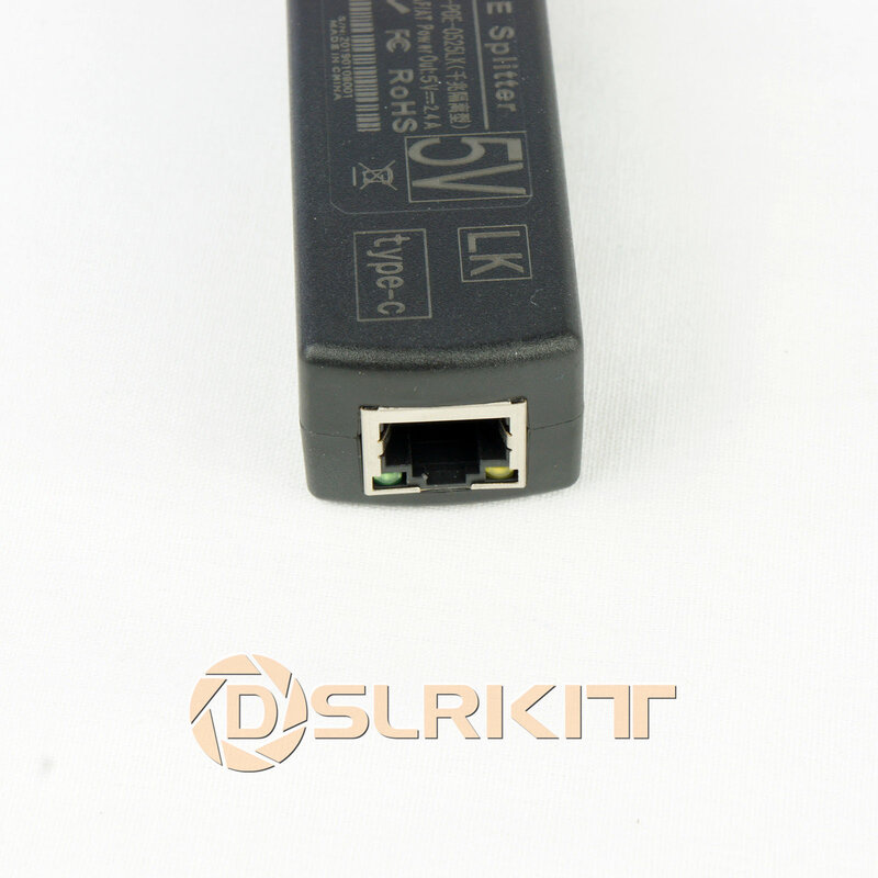 Gigabit Raspberry Pi 4 4B Active PoE Splitter USB tipo C 5V Power Over Ethernet