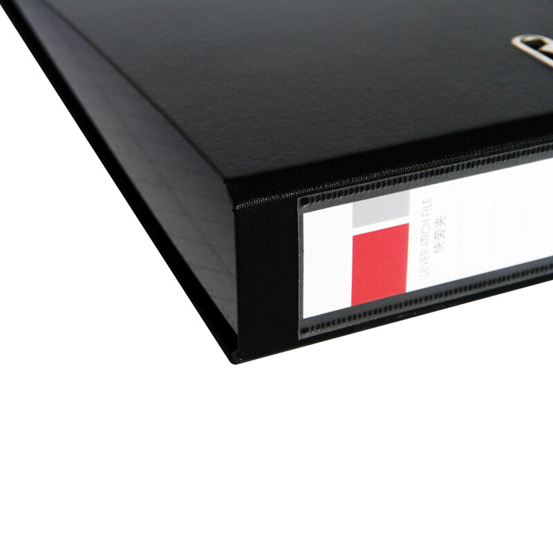 Черный 215*310*55 мм ПВХ A4 рычаг арки файл наполнения продуктов офис питания держатель документов