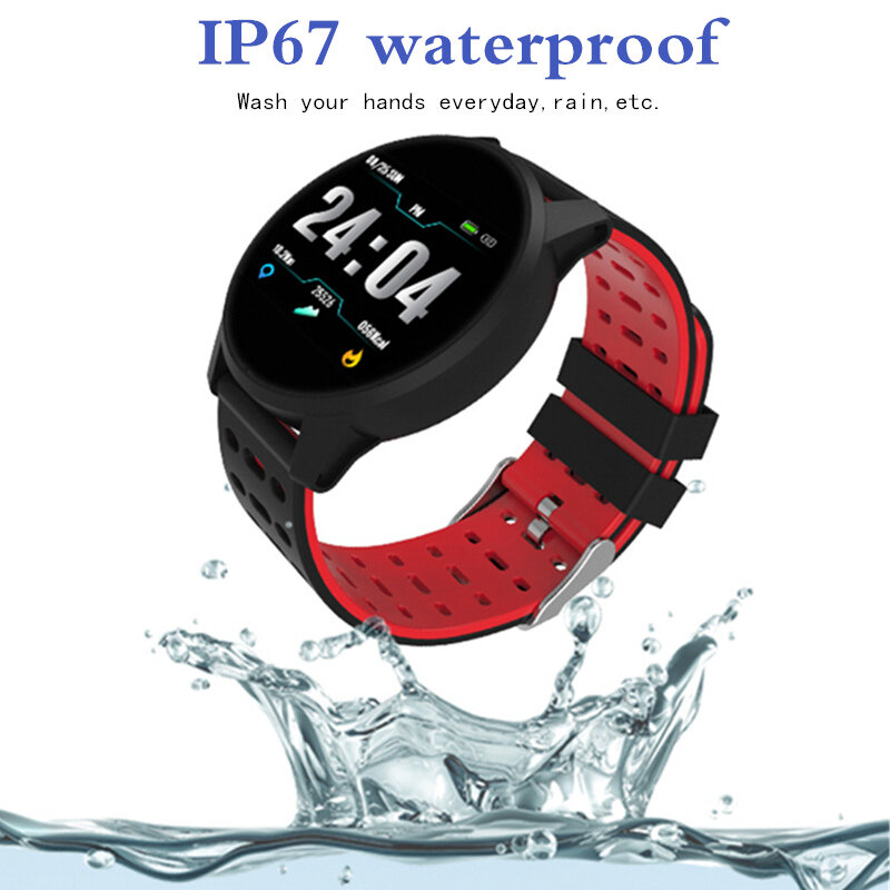 Top Sport montre intelligente hommes femmes moniteur de fréquence cardiaque pression artérielle Tracker Smartwatch GPS Sport montre pour Android Ios