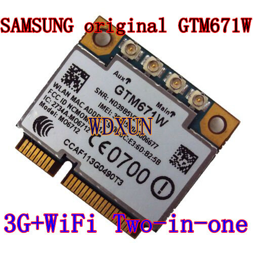 Módulo 3G Multimodo de Alta Velocidade, GTM671, WiFi, Módulo 3G, 14.4M, WCDMA, HSUPA, PCI-E