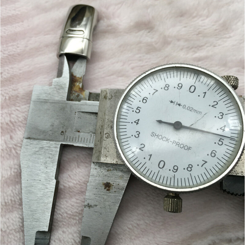 Wholesale Custom Logo Charm steel finish sliding out buckle clasp set with magnet inside For Leather Bracelets Making 50pcs/lot