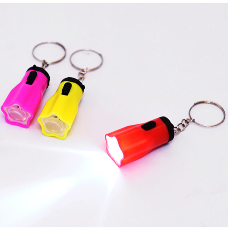 Petite lampe de poche avec porte-clés, mini lampe de poche décorative, torche, bricolage, outil à main, lampe de poche pour enfants, éclairage extérieur étudiant