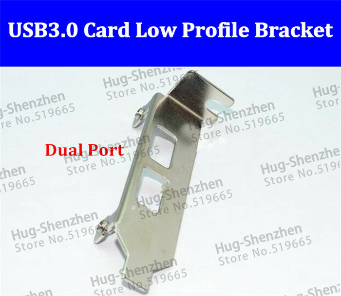 High Quality Powerover USB3.0 2Port PCI-e adapter card USB3.0 card low profile bracket 8CM for ASM1042/NEC card 50pcs/lot