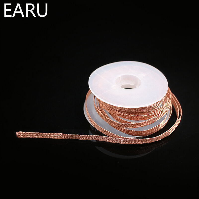 1pc Desoldering Braid Solder Remover Wick Wire 1.5mm 2mm 2.5mm 3mm 3.5mm 1.5M Length Weld Cord Flux Sucker Cable for BGA SMT