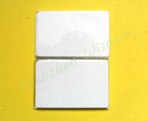 Placa inteligente de pvc com 10 peças iso14443a mfs50 13.56mhz, regravável, 0.8mm, frete grátis