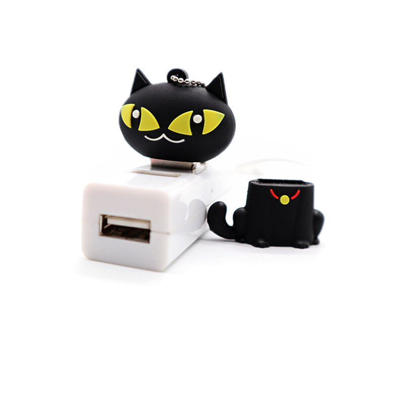 Hurtownie cartoon koty pen drive dysk flash usb z prawdziwą pojemnością 128GB pendrive pendrive 4GB 8GB 16GB 32GB 64GB pamięć usb