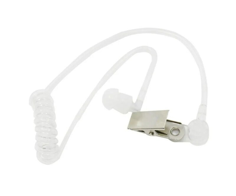 2 Pin rury powietrza słuchawki z PTT dla Kenwood Walkie Talkie Baofeng UV-5R słuchawki