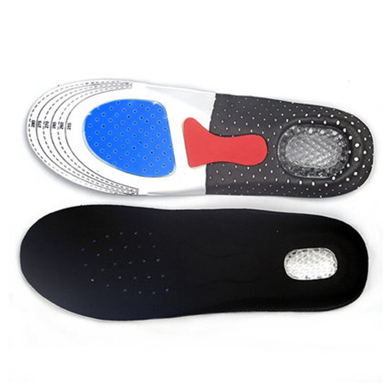 Unisex Orthotic Arch Support แผ่นรองรองเท้า Sport Running Gel Insoles ใส่เบาะสำหรับผู้หญิง Foot Care ขนาด