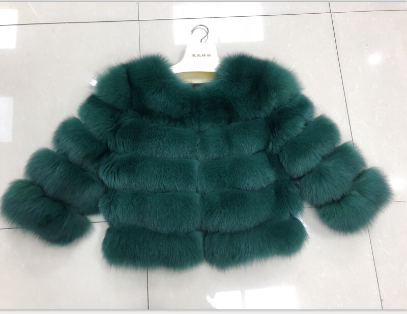 2018 hot koop real natuurlijke vos bontjas mode echte vos bont jas korte winter vos bont bovenkleding rea natuurlijke vos bont jassen