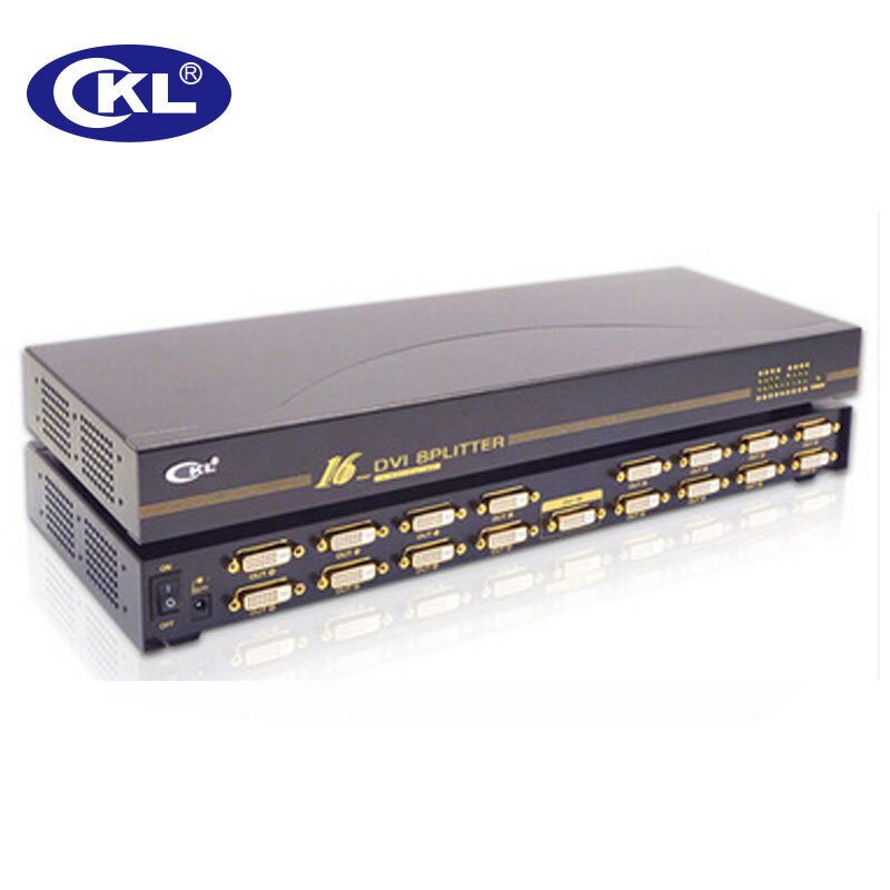 CKL-916Eราคาโรงงาน16พอร์ตDVI Splitter 1x16 DVIแยกกล่อง