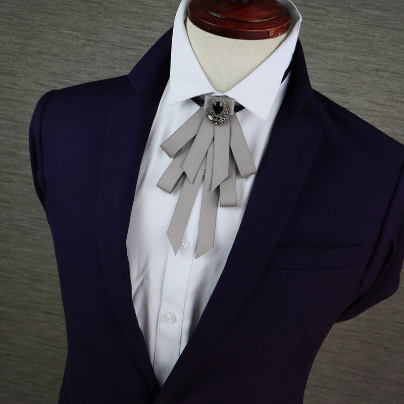 Pajarita Unisex para hombre, accesorios para el sistema solar universitario que combinan con todo, Lazo de cinta, corbata de cuello de diamante, nueva moda, envío gratis