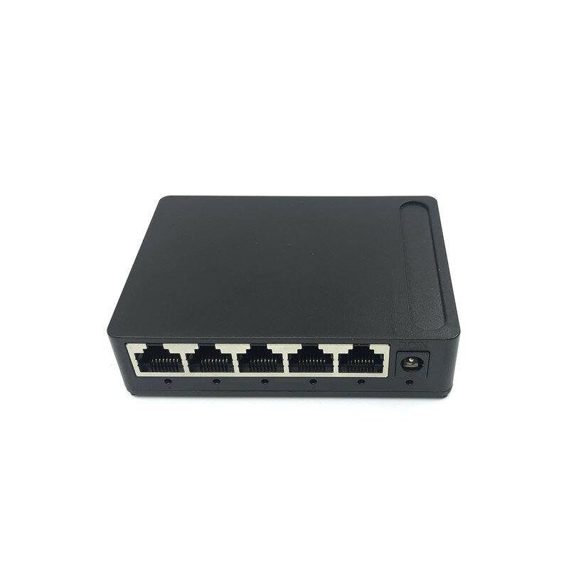 OEM factory Outlet  Brand 5 Port Gigabit Ethernet Switch cheapest network switches 10/100/1000mbps US EU plug switch lan combo