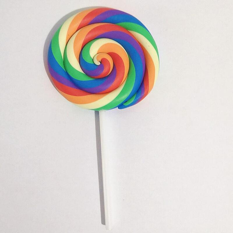 8pcs Miniatura In Resina Lollipop Fingere Giocattoli Mini Artigianato Fata Giardino Utensili Da Cucina per bambini Regali