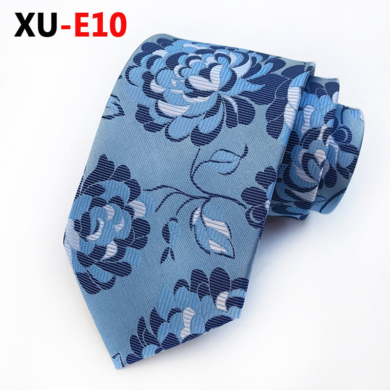 Marrom bege gravatas florais seda artesanal casamento moda marca clássica acessórios de gravata masculina