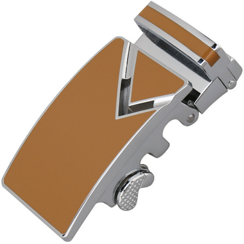 Cinturón de cuero con hebilla automática para hombre, correa de cuero de alta calidad con hebilla automática de 3,5 cm, regalo de moda, LY188362
