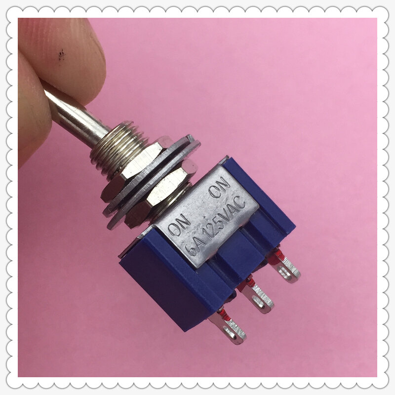 5 cái/lốc Mini MTS--Pin G107 SPDT ON-ON 6A 125 V 3A250VAC Chuyển Đổi Công Tắc Chất Lượng Tốt Miễn Phí Vận Chuyển