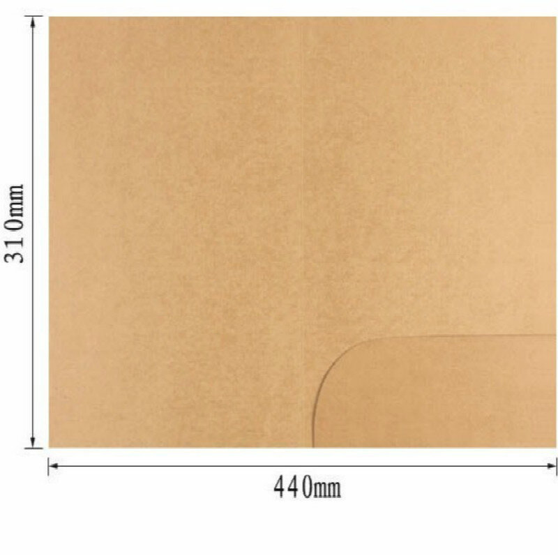 20 sztuk specjalny Folder Kraft pojedynczy zestaw plików A4/a5 papier capa-citor prezentacja umowa Mix do pracy w biurze Logo dostosowane